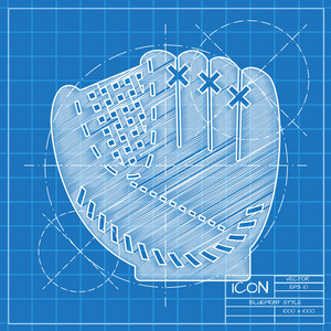 棒球手套图标