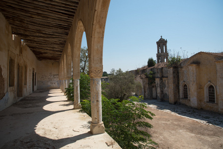 被遗弃的东正教修道院的圣潘捷列伊蒙在塞浦路斯