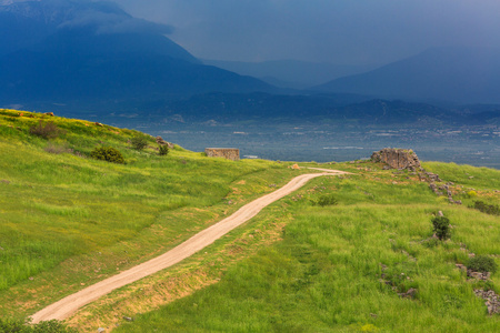 草谷山的风景视图