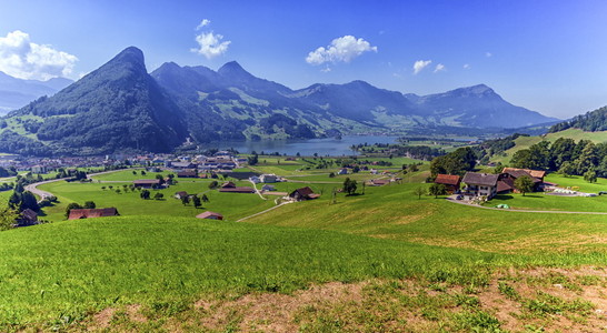 广州视图 Schwyz 并且苏黎世瑞士