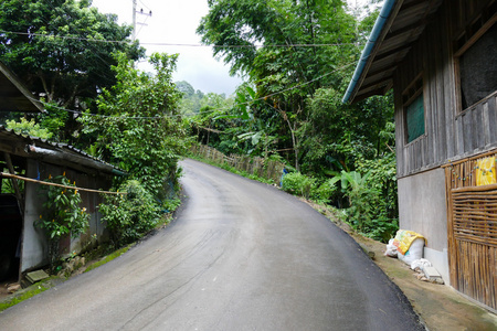 泰国农村乡村的道路