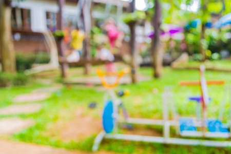 s playground at public park for background usage.