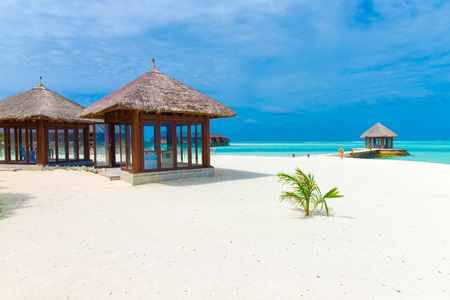 马尔代夫美丽的海滩