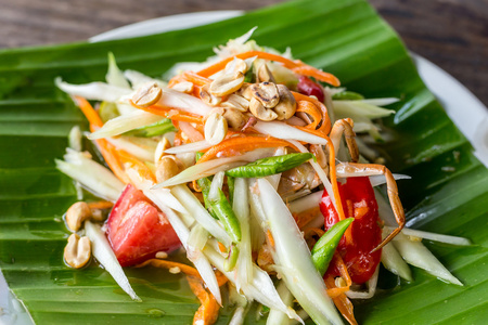木瓜沙拉和泰国菜