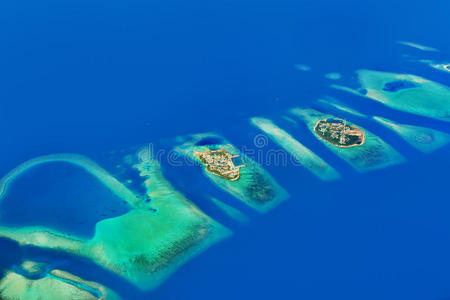 马尔代夫热带岛屿