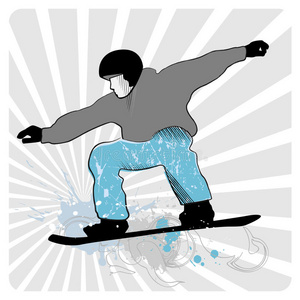 滑雪板滑雪者集锦