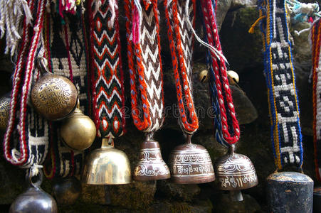 黄铜 历史 珠穆朗玛峰 市场 特写镜头 古老的 文化 喜马拉雅山脉
