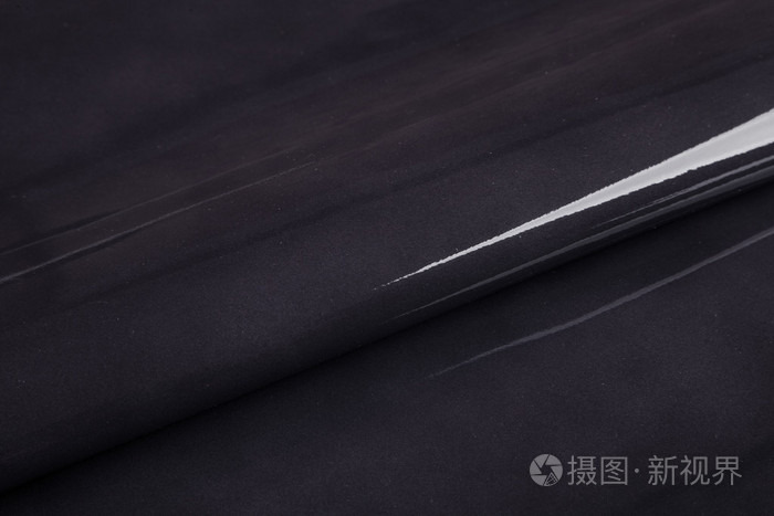 黑色光滑有光泽表面纹理
