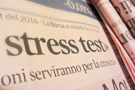 意大利金融报纸的压力测试