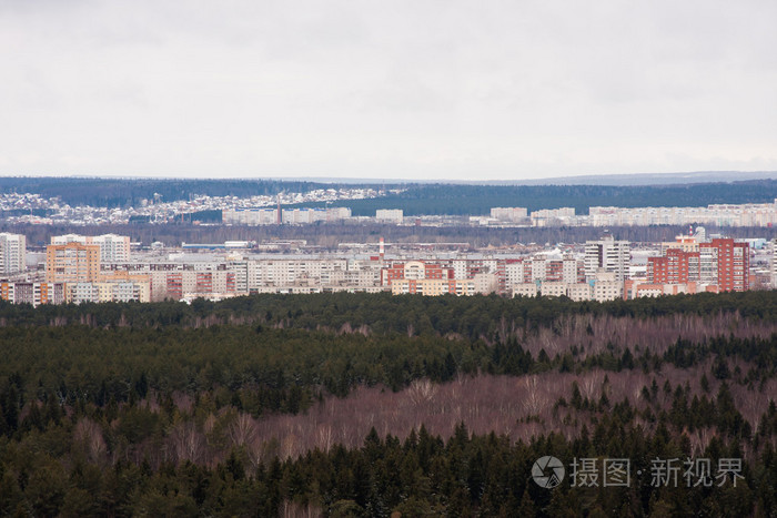 俄罗斯彼尔姆 10 月 31.2015 彼尔姆市的全景