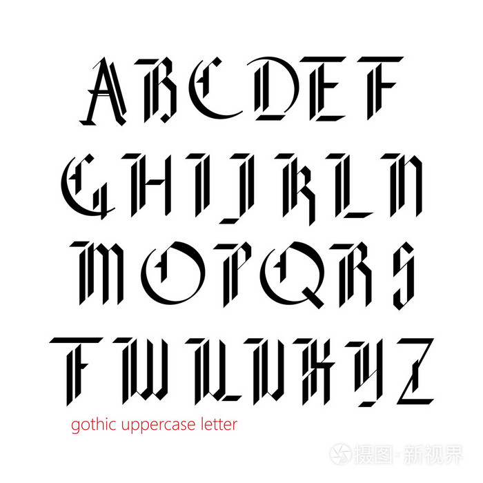 哥德体现代哥特式字体