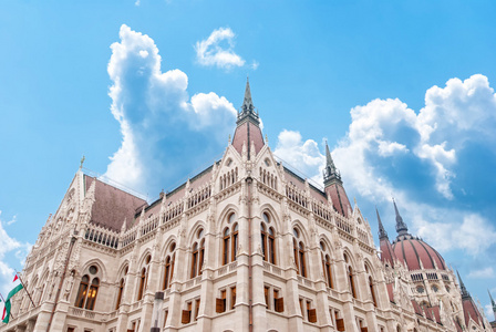 在布达佩斯的议会。匈牙利
