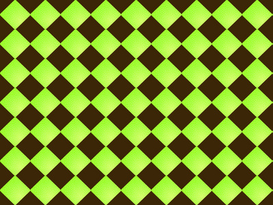 抽象的绿色方形无缝模式