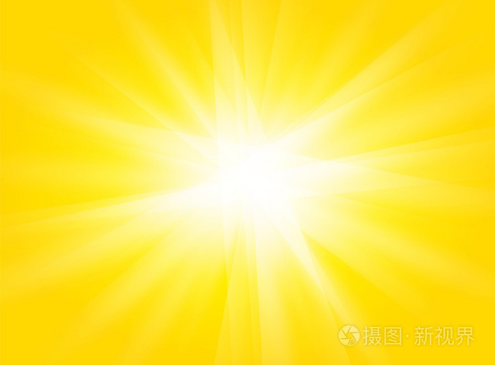 黄色的光线太阳夏天纹理背景