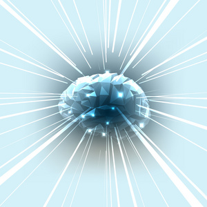 人类大脑活动的概念图片
