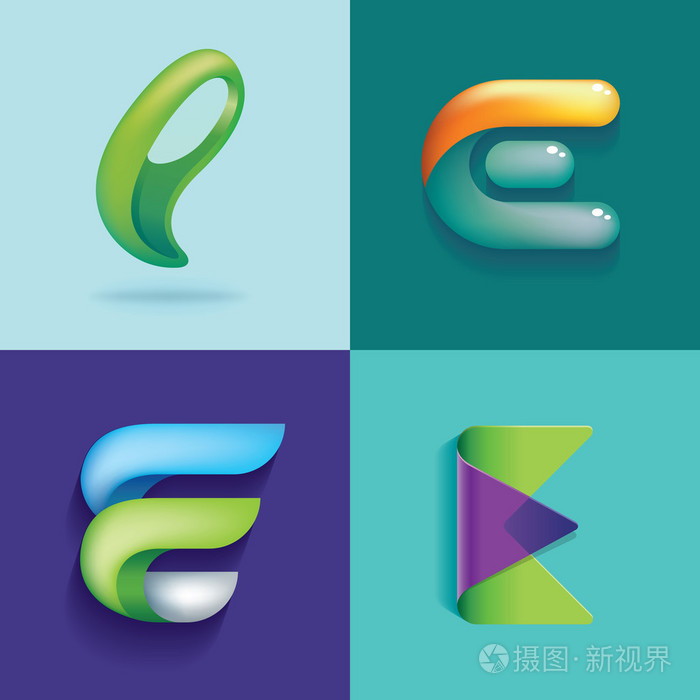 字母e标志理念设置