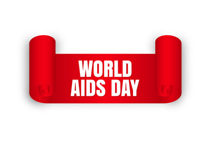 矢量图世界艾滋病日