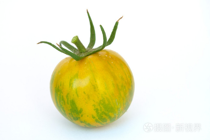 绿斑马西红柿(近距离)