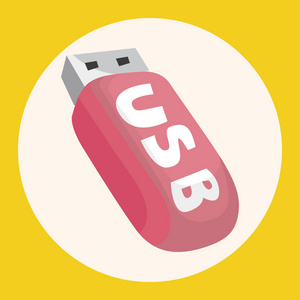 usb 主题元素图标元素