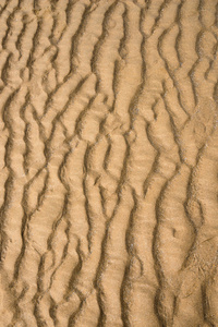 沙滩上的沙子全帧纹理背景自然形状垂直组成