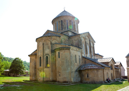 在格鲁吉亚库塔伊西附近的老果冻修道院。