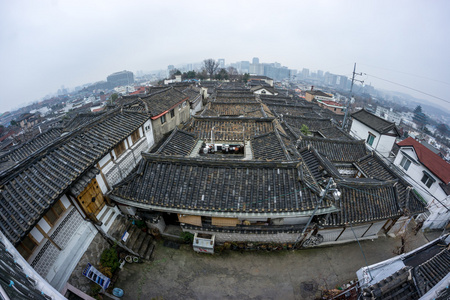 北村韩屋村的全景视图