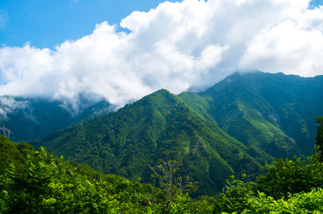 山云夏天, 日本