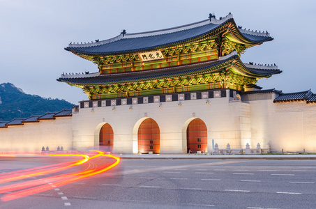 在韩国首尔景福宫的光化门