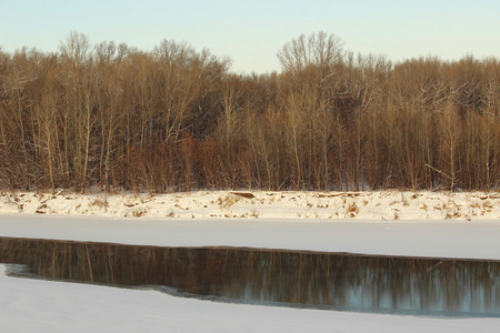 冬天冻的河