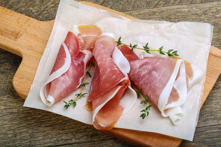 意大利火腿肉插画