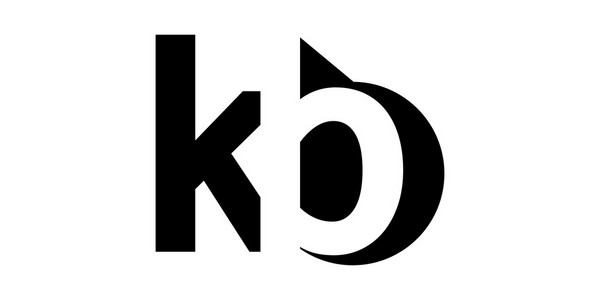 字母负空间字母标志kbk