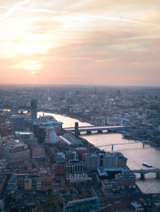伦敦金融城看日落