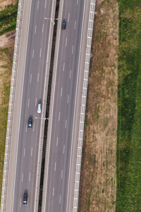 鸟瞰的公路