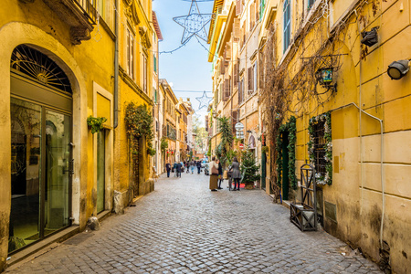 古老的街道和小巷的罗马