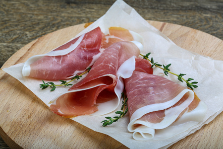 意大利火腿肉插画