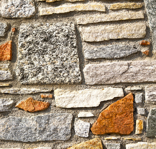 砖在森皮奥内街意大利复兴糖抽象和大理石