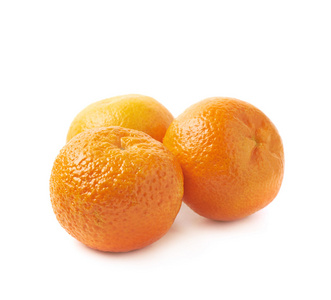 堆的孤立的橘子