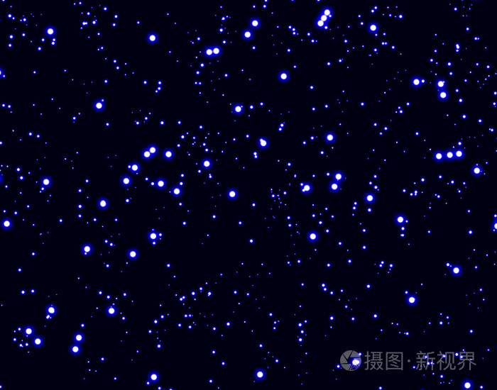 繁星点点的夜空