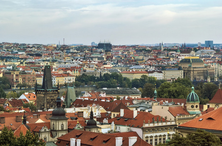 布拉格，捷克共和国的视图