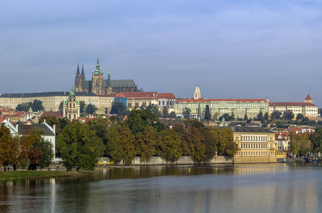 布拉格城堡的视图