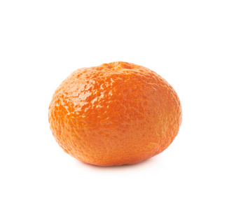 孤立的单个橘水果