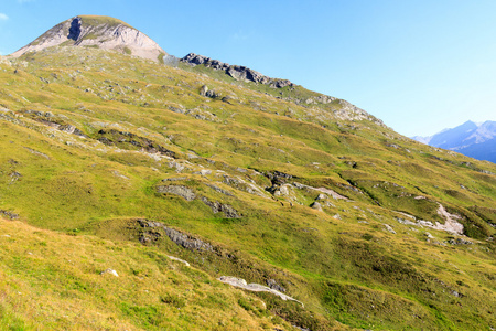 在奥地利陶恩山阿尔卑斯山全景