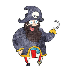 质感的卡通海盗船长图片