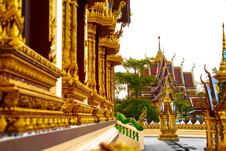 泰国建筑。 佛寺佛塔。 我知道