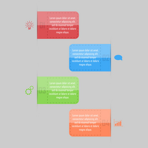信息图表矢量图。可以用于工作流布局 图表 数字选项 web 设计