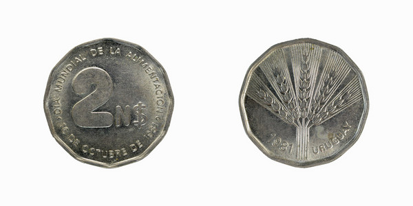 乌拉圭硬币 centesimos