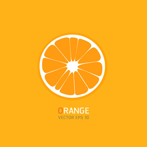 矢量橙色标识