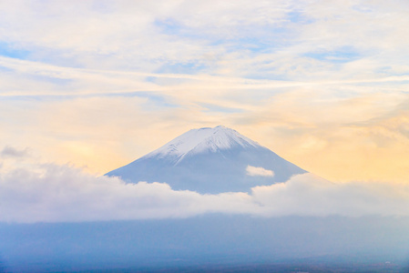 富士山的美景