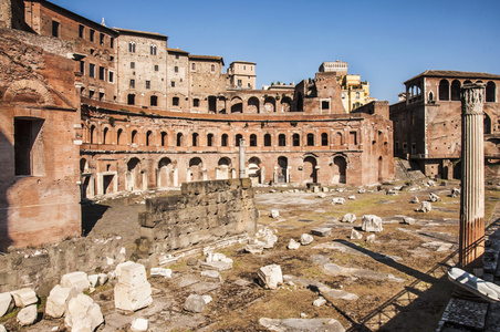 在罗马的 Trajans 市场