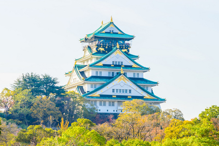 美丽的大阪城堡